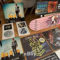 Fall Out Boy Folie A Deux LP + 23 autographed and collector rarities