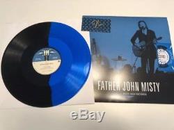 Father John Misty Black Blue Split Vinyl SIGNED Ticket Live At Third Man Records