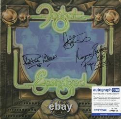 Foghat Energizer FULL OG BAND Signed Vinyl Record ACOA, Rod, Dave, Tony, Roger