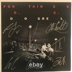 Fontaines DC. Dogrel Vinyl Record NM With Print Signed By The Entire Band