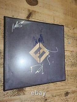 Foo Fighters Concrete & Gold Vinyl Lp Signed By 4 Rare Genuine Real