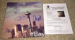 Foo Fighters Full Band Signed Sonic Highways Seattle Vinyl Dave Grohl +4 Bas