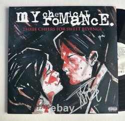 Frank Iero Signed Three Cheers For Sweet Revenge Vinyl Record Lp Album Jsa Coa