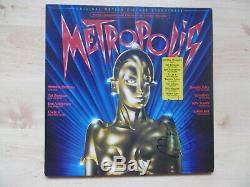 Freddy Mercury Queen & Giorgio Moroder signed LP-Cover Metropolis Vinyl