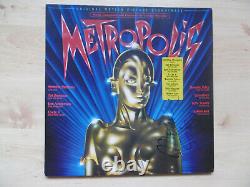 Freddy Mercury Queen & Giorgio Moroder signed LP-Cover Metropolis Vinyl ACOA