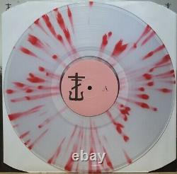 Frnkiero Andthe Cellabration Stomachaches Vinyl FRANK IERO SIGNED Clear With Red