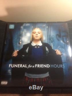 Funeral For A Friend Hours Vinyl 2xLP Signed Poster NM VERY RARE Anberlin