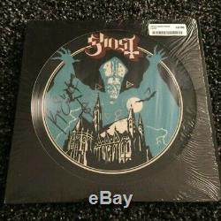 GHOST autographed signed NEW picture disc vinyl Opvs Eponymovs (2011) RARE OOP