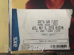 GRETA VAN FLEET SIGNED AUTOGRAPH BLACK SMOKE RISING VINYL ALBUM With Concert Tix