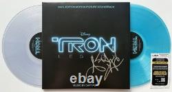 Garrett Hedlund Signed Tron Legacy Vinyl Record Lp Movie Soundtrack Jsa Coa