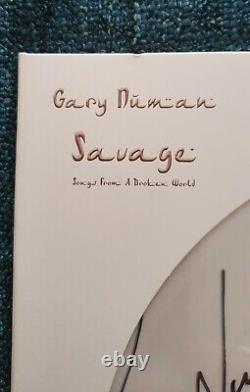 Gary Numan Savage Double Picture Disc, Signed On Vinyl, Inc Signed Art Card