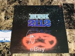 Geddy Lee Rare Signed Autographed Rush 2112 Vinyl Record BAS COA Free Shipping