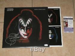 Gene Simmons signed KISS Solo 1978 2014 Reissue Album LP Record Vinyl Auto JSA
