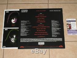 Gene Simmons signed KISS Solo 1978 2014 Reissue Album LP Record Vinyl JSA V73428