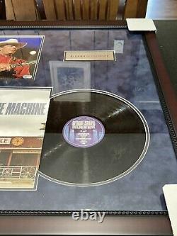 George Strait Signed Vinyl Record Album Framed Auto Beckett COA