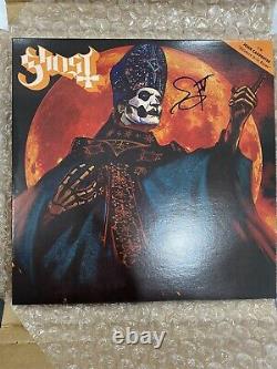 Ghost Hunter's Moon Limited Edition Red 7 Vinyl SIGNED by Papa Emeritus