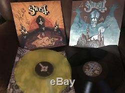 Ghost Opus Eponymous And Infestissumam Signed Vinyl