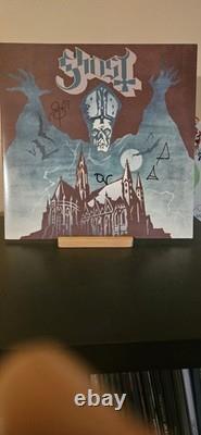 Ghost Opus Eponymous Vinyl Record (SIGNED) RSD TRANSLUCENT BLUE/WHITE SPLIT LP