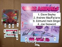 Glass Animals Signed Autographed Vinyl Record LP CD Cassette Combo Dreamland