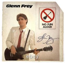 Glenn Frey Eagles Signed Autograph Album Vinyl Record LP No Fun Aloud with Beckett