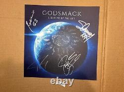 Godsmack Signed Autographed Vinyl Record LP Lighting Up The Sky Print