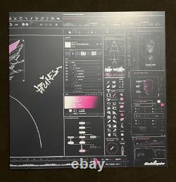 Grimes Miss Anthropocene White Colored Vinyl LP Signed Insert Autograph