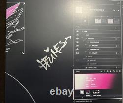 Grimes Miss Anthropocene White Colored Vinyl LP Signed Insert Autograph