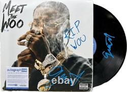 Gunna Signed Meet The Woo Vinyl & Record Pop Smoke Acoa Coa + Proof