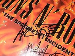 Guns N' Roses Full Band Signed Vinyl LP Record Axl Rose Slash Spaghetti Incident