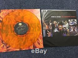 Guns N' Roses The Spaghetti Incident Signed Ultra Rare Orange Vinyl LP PROOF