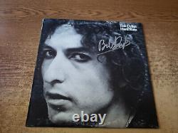 HAND AUTOGRAPHED 1970s VG++ Bob Dylan Hard Rain 34349 LP33