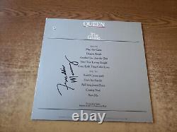 HAND SIGNED FREDDIE MERCURY 1980 VG++ Queen The Game 513 LP33