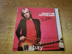 HAND SIGNED NEAR MINT COVER & 1970s VG+ LP Tom Petty Damn The Torpedoes LP33