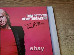 HAND SIGNED NEAR MINT COVER & 1970s VG+ LP Tom Petty Damn The Torpedoes LP33