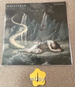 Halestorm Everest Opaque Hot Pink Vinyl with SIGNED COVER BY BAND- IN HAND