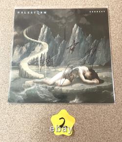Halestorm Everest Opaque Hot Pink Vinyl with SIGNED COVER BY BAND- IN HAND