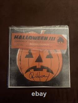 Halloween 3 Vinyl Mondo Orange with Black John Carpenter SIGNED by Alan Howarth