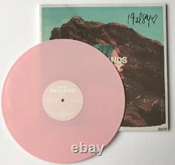 Halsey Signed Debut Album Badlands LP Vinyl Record JSA COA #DD02628 Auto Pink