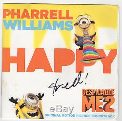 Happy Single Signed By Pharrell Williams Vinyl, Nov-2013, BLM Records