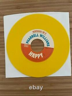 Happy Single Signed By Pharrell Williams Vinyl, Nov-2013, BLM Records