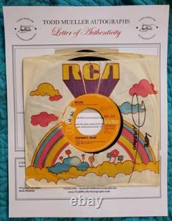 Harry Nilsson Signed 45 Sleeve withCOA, Everybody's Talkin' 1969