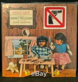 Harry Nilsson Signed Pussycats Produced by John Lennon Vinyl Cutout LP