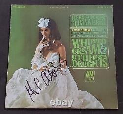 Herb Alpert Signed Whipped Cream & Other Delights Record Album Lp Tijuana Brass