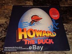 Howard The Duck Rare Cast Signed Movie Soundtrack Vinyl Record Ed Gale Tim Rose