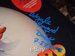 Howard The Duck Rare Cast Signed Movie Soundtrack Vinyl Record Ed Gale Tim Rose
