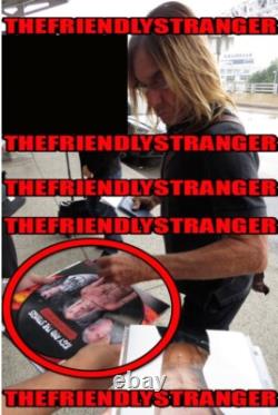 IGGY POP signed LIVE AT ATP 2010 RSD VINYL RECORD Picture Disc EXACT PROOF JSA