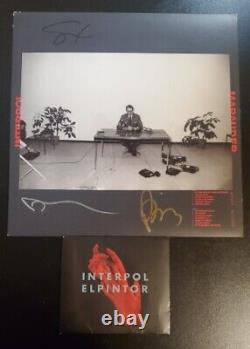 INTERPOL Marauder SIGNED Vinyl, Elpintor Cd Promotional Copy