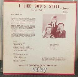 ISABEL BAKER I Like Gods Style 1965 Rare ROCKABILLY GOSPEL Signed