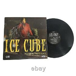 Ice Cube Autograph Pushin' Weight Vinyl Record Album Cover Beckett NWA Signed