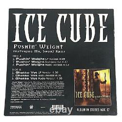 Ice Cube Autograph Pushin' Weight Vinyl Record Album Cover Beckett NWA Signed